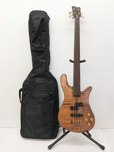 f2521/【音出し確認済】Warwick Streamer Bass 4弦 ワーウィック エレキベース ドイツ製 ソフトケース付 現状品 【美品】