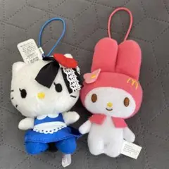 キティ　マイメロ　マスコット２体セット♡