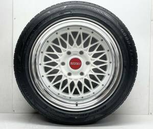 ★送料込 1本★即決 CRS ESSEX ENCM タイヤ ホイール 18×9J 6穴 139.7 +28 (ホワイト) 225/50R18 21年製 ハイエース 200系 3411