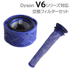 ダイソン プレモーター＋ポストモーターフィルター セット 互換品 V6 DC58 DC59 DC61 対応 JK17-3 JK9-13 コード 06786-07042