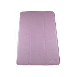 即決・送料込)【レザー調スクリーンカバーケース】GISSAR iPad mini クロスパターン Pink (スタンド機能つき) IPM-GCPC-04