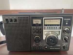 通電OK National ナショナル クーガ 2200 RF-2200 8バンドレシーバー FM/中波/短波 COUGAR ラジオ 昭和レトロ Panasonic 本体のみ ジャンク