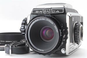 Zenza Bronica S2 ゼンザブロニカ 最後期型 NIKKOR-P・C 75mm f2.8付き 完動品です。動作も写りもOKです。概ねキレイです。付属品多数です