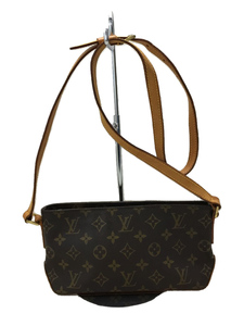 LOUIS VUITTON◆トロター_モノグラム_BRW/PVC/BRW