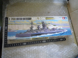 タミヤ 1/700 ウォーターライン WL.B104 イギリス海軍 戦艦 ネルソン(NELSON) 現状渡し品