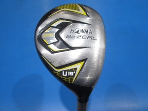 GK鈴鹿☆ 中古858 ホンマ★Be ZEAL 525 ユーティリティ★VIZARD★S★19度★激安★特価★