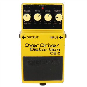 【中古】オーバードライブ ディストーション エフェクター BOSS OS-2 OverDrive Distortion ギターエフェクター