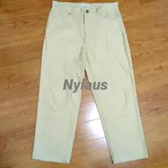 Nylaus　ナイラス アンクルパンツ テーパードパンツ ベージュ　メンズ