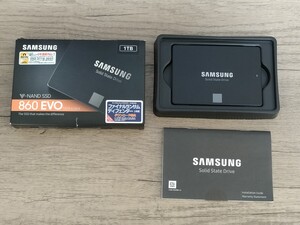 SAMSUNG 860 EVO 2.5inch SATAⅢ Solid State Drive 1TB 【内蔵型SSD】