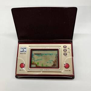 G233-H11-2918★ NINTENDO 任天堂 GAME&WATCH ゲームウォッチ OCTOPUS 昭和レトロ 動作確認済み