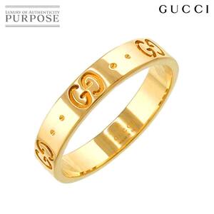 グッチ GUCCI アイコン #18 リング K18 YG イエローゴールド 750 指輪 ICON Ring 90256523