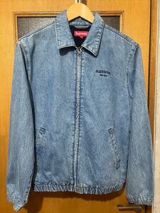 【美品】16AW supreme denim harrington jacket シュプリーム