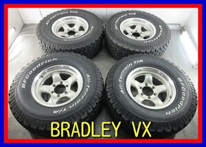 ■中古タイヤホイール■　BRADLEY VX SOUEEZE PROCESS 16インチ 8J +0 6H 139.7 BF Goodrich All-Terrain T/A KO 285/75R16 送料無料 J997