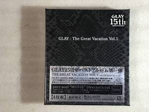 ●CD新品４枚組●管理レ885箱 THE GREAT VACATION VOL.1~SUPER BEST OF GLAY~(初回限定盤B)(DVD付) CD+DVD,