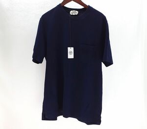 エルメス 半袖Ｔシャツ 胸ポケット付き メンズ サイズXL ネイビー 箱付・タバコの匂い有り HERMES ◆3105/高林店 ST