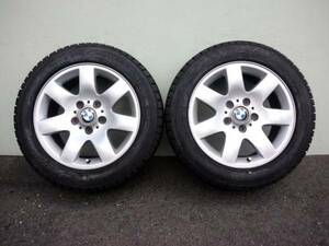 BMW純正アルミスタースポーク STAR 45 7J +47 205/55R16 未使用スタッドレスグッドイヤー E46 Z3 E40 E87 E88 E82 F20 Z4 E85 E36 E93 F22