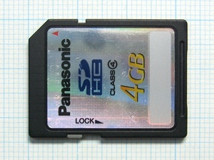 ★Panasonic ＳＤＨＣメモリーカード ４GB 中古★送料８５円・１８５円