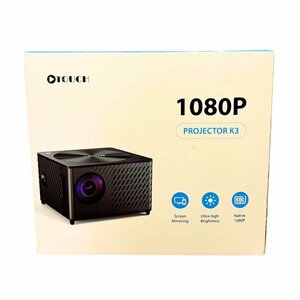 1円スタート OTOUCH 1080p PROJECTOR K3 ホームプロジェクター デジタルフォーカス ワイヤレス接続可能 動作確認済 【美品】 U2311R57