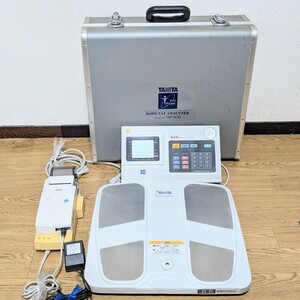 TANITA BODY FAT ANALYZER TBF-305 タニタ 体重計 体脂肪計 通電確認済み プリンター付