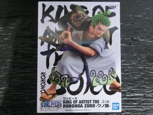 T【J6-34】【60サイズ】▲未開封/ONE PIECE ワンピース/KING OF ARTIST ワノ国 ロロノア・ゾロ フィギュア