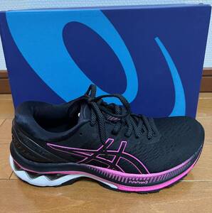 【新品】アシックス asics GEL-KAYANO 27 ゲルカヤノ27 レディース24.5㎝　ピンクブラック