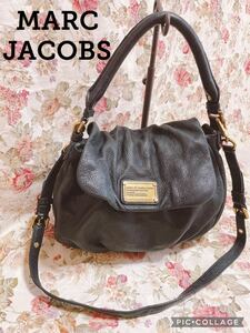 H426 正規品　MARC JACOBS マークジェイコブス　2WAY 黒　革