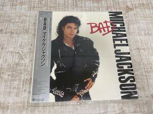 ★a-314　マイケル・ジャクソン Michael Jackson「BAD」帯付きLPレコード レコード コレクション