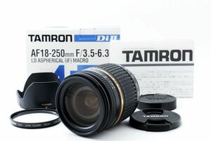 TAMRON タムロン AF 18-250mm F/3.5-6.3 Di II LD Nikon 箱付 #1103099A