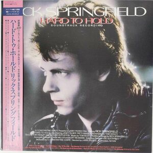 38237★盤未使用に近い RICK SPRINGFIELD/HARD TO HOLD ※帯付き