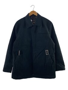 GAULTIER HOMME objet◆ステンカラーコート/50/コットン/ブラック/フロントボタン2ヵ所欠品