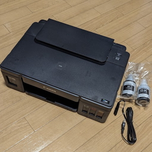 ジャンク通電動作OK Canon インクジェットプリンター G1310 キャノン キヤノン Hi-Speed ギガタンク搭載 A4 カラーインクジェット おまけ付