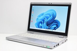 1円スタート ノートパソコン 2in1PC Windows11 WPS office搭載 Panasonic レッツノート CF-RZ6 第7世代 Core i5 SSD256GB メモリ8GB WWAN