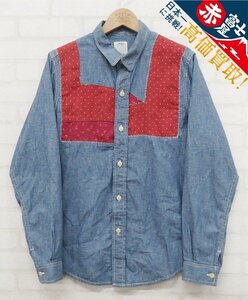 8T5553/visvim GRANGER SHIRT CHAMBRAY P.W. 0114205007007 シャンブレーシャツ