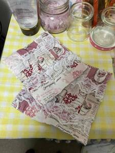 ハンドメイド yuwaマカロン フリルレース縫込み 裏地バレンタイン 金色桃色マカロン ロリロリ大き目コースターセット 可愛い 大好き