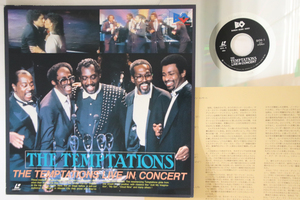 LASERDISC Temptations Live In Concert BML6 BANDAI MUSIC VIDEO /00600