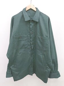 ◇ LOWRYS FARM ローリーズファーム 長袖 シャツ ジャケット サイズL グリーン メンズ P