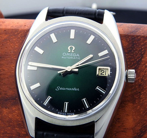 OMEGA オメガ SEAMASTER シーマスター Cal.1012 Green 2 Tone Dial メンズ 自動巻き (美品、OH済み) / 35mm