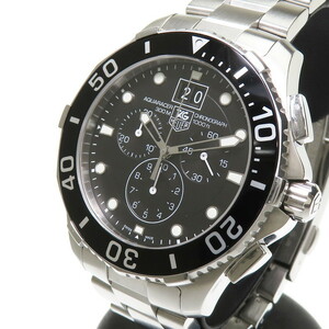 TAG HEUER/タグホイヤー CAN1010 アクアレーサー 腕時計 ステンレススチール クオーツ 黒 メンズ