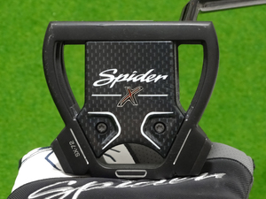 【美品】PGAツアー支給品 Taylormade SPIDER X SX-72 BLACK/WHITE パター 34インチ ブラックインサート KBS 未市販 プロトタイプ 本物保証