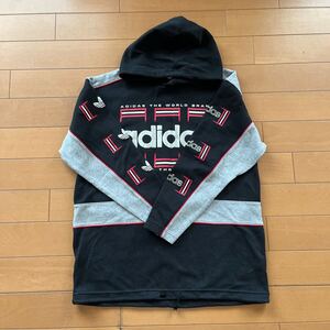 adidas アディダス パーカー デサント社製 サイズM～L