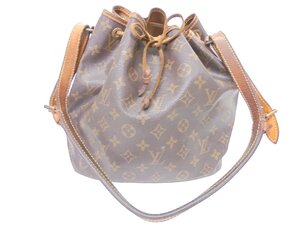 【86】1円～LOUIS VUITTON ルイヴィトン モノグラム プチノエ M42226 スレ 汚れ 焼け多く有り ジャンク扱い