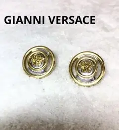 GIANNI VERSACE ヴェルサーチ　イヤリング　メデューサ　ゴールド