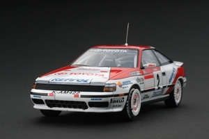 新品未展示 1/43 hpi racing エイチピーアイ レーシング TOYOTA トヨタ セリカ GT-Four 1991 WRC ツール ド コルス 優勝車 2 サインツ 8088