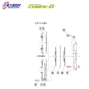 EXEDY エクセディ DB02 コンペD FM022SDL (6)D.BOSS SET インプレッサ GDB VAB