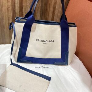 BALENCIAGA バレンシアガ ネイビーカバスS トートバッグ ハンドバッグ ショルダーバッグ レディース おしゃれ ブランド ファッション