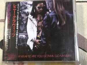 ★CDシングル付 LENNY KRAVITS/ レニークラヴィッツ「ARE YOU GONNA GO MY WAY」 japan mint obi 　