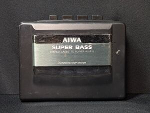 V196 AIWA アイワ SUPER BASS ステレオカセットプレーヤー HS−P15動作確認済/60