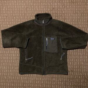 幻色 激レア！01USA製 patagonia CLASSIC RETRO-X レトロX ボアフリース S カーキ パタゴニア ヴィンテージ MARS 軍物 ミリタリー 米軍 90s