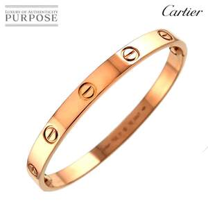 カルティエ Cartier ラブ ブレス #17 K18 PG ピンクゴールド 750 ブレスレット バングル Love Bracelet 90250985