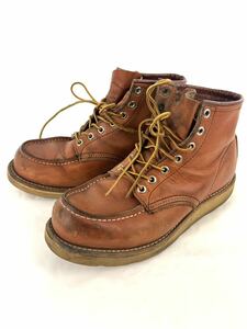 89年代 レッドウィング RED WING アイリッシュセッター 875 ブーツ 四角犬タグ US6.5 ブラウン 茶 USA製 ヴィンテージ